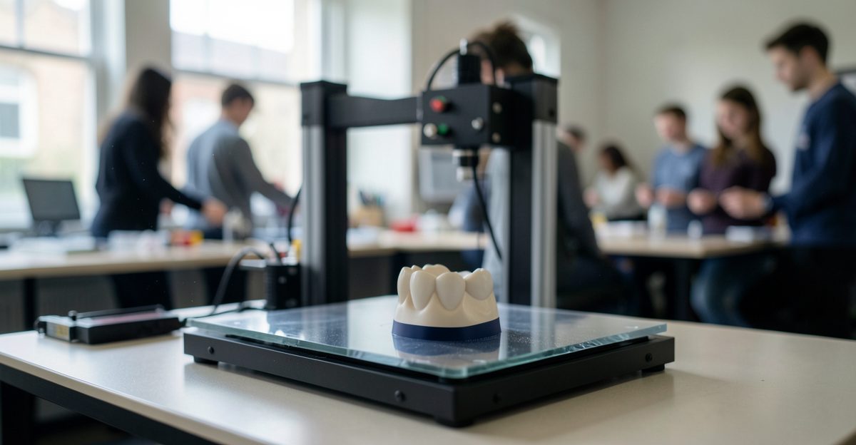 3D printing dental - Thinglab UK 3D printing editorial illustration
