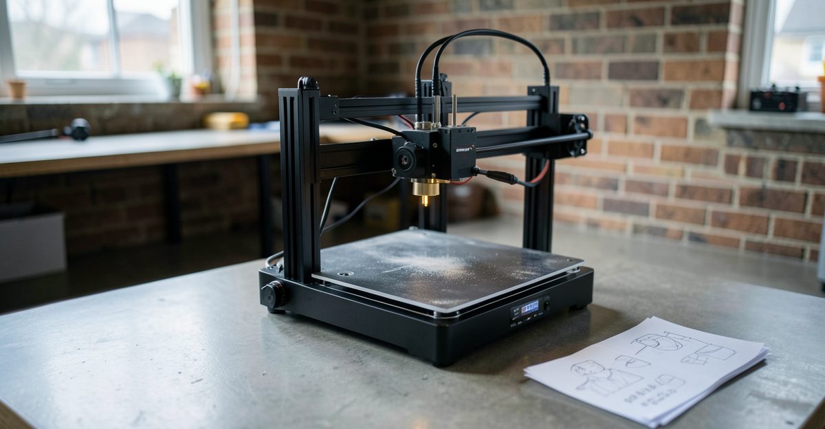 3D printer for schools UK - Thinglab UK 3D printing editorial illustration