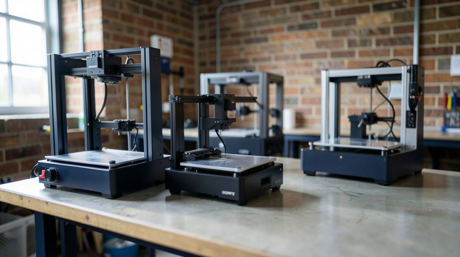 3D printers UK 2026 - Thinglab UK 3D printing editorial illustration