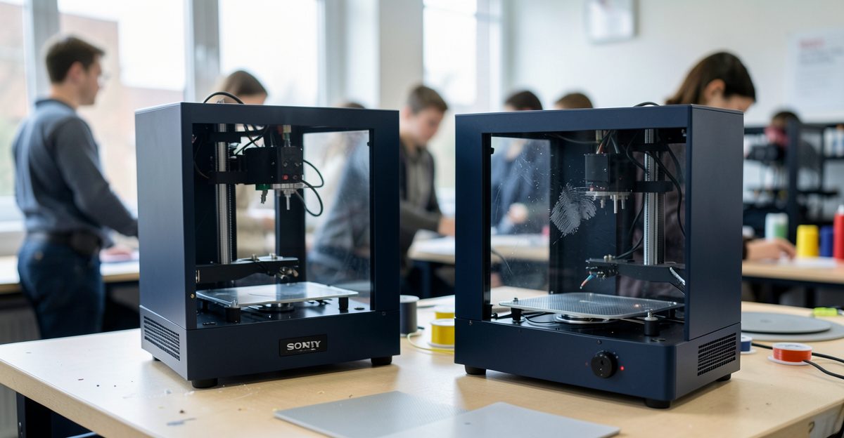 What is the cost of equipping a school with 3D printers? - Thinglab UK 3D printing editorial illustration