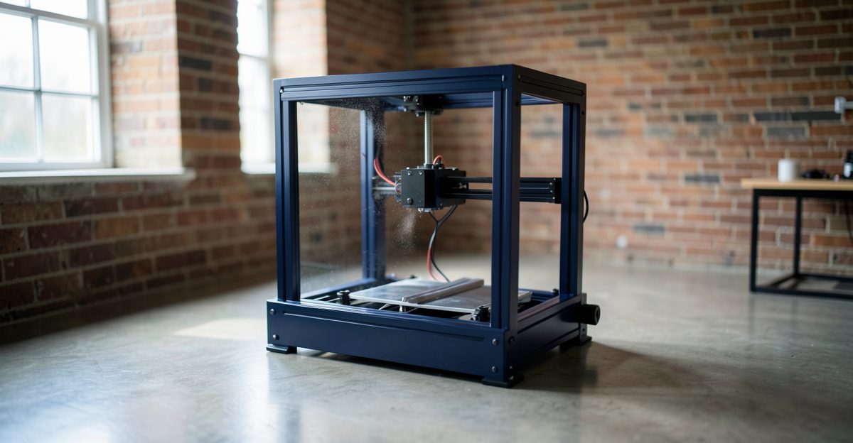 Which is the best budget 3D printer under ?300 in the UK? - Thinglab UK 3D printing editorial illustration