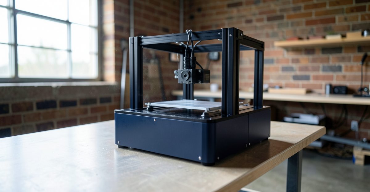 Which 3D printers cost under 300 in the UK market? - Thinglab UK 3D printing editorial illustration