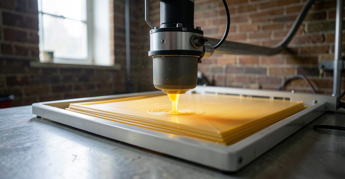 How does FDM printing work and what are its uses? - Thinglab UK 3D printing editorial illustration
